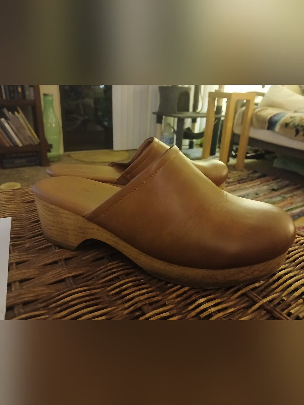 Universal Thread Women’s Brown Slip-On Leather Mule
